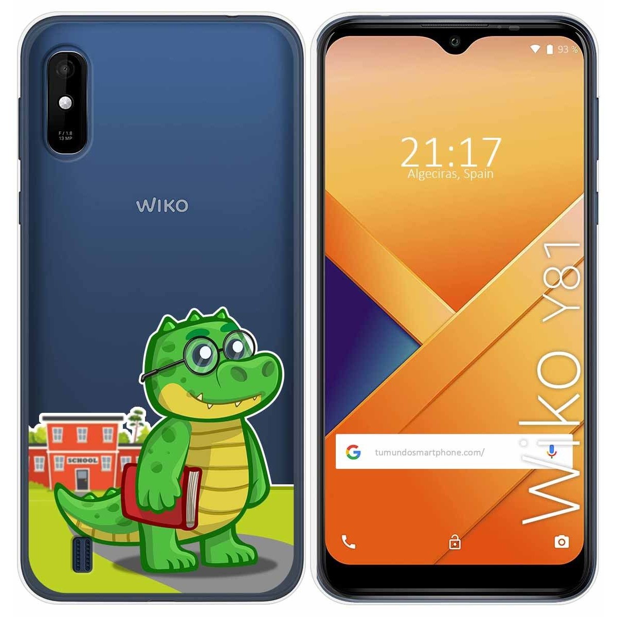 Funda Gel Transparente para Wiko Y81 diseño Coco Dibujos