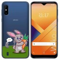 Funda Gel Transparente para Wiko Y81 diseño Conejo Dibujos