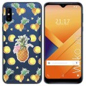 Funda Gel Transparente para Wiko Y81 diseño Piña Dibujos