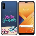 Funda Gel Transparente para Wiko Y81 diseño Summer Dibujos