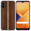 Funda Gel Tpu para Wiko Y81 diseño Cuero 01 Dibujos