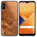 Funda Gel Tpu para Wiko Y81 diseño Madera 04 Dibujos