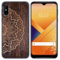 Funda Gel Tpu para Wiko Y81 diseño Madera 06 Dibujos