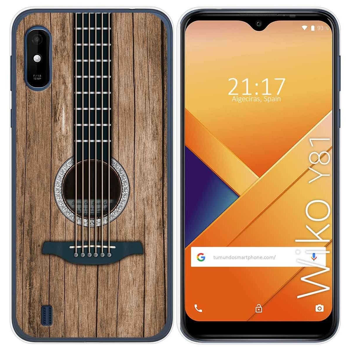 Funda Gel Tpu para Wiko Y81 diseño Madera 11 Dibujos