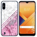 Funda Gel Tpu para Wiko Y81 diseño Mármol 03 Dibujos