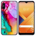 Funda Gel Tpu para Wiko Y81 diseño Mármol 15 Dibujos