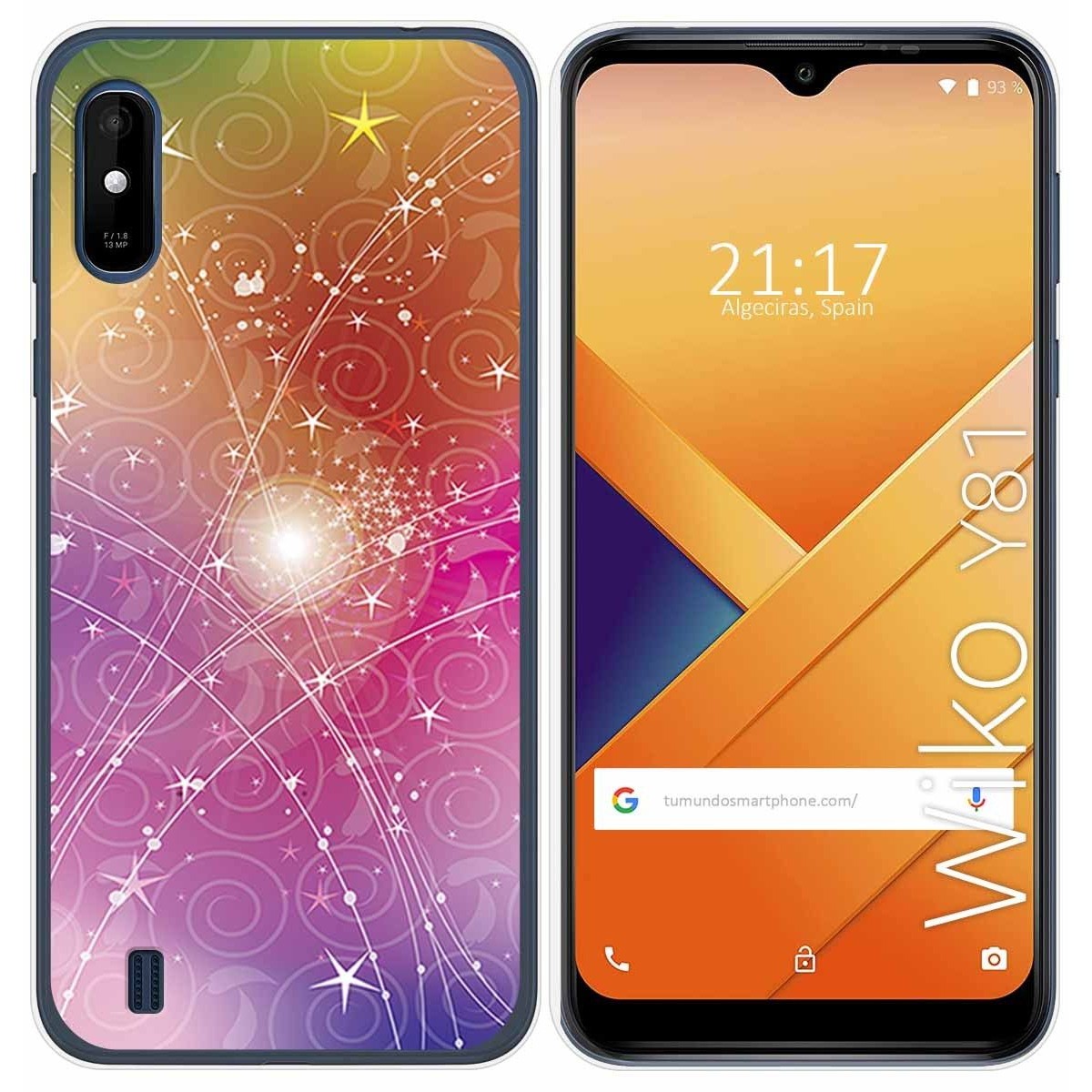 Funda Gel Tpu para Wiko Y81 diseño Abstracto Dibujos