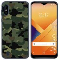 Funda Gel Tpu para Wiko Y81 diseño Camuflaje Dibujos