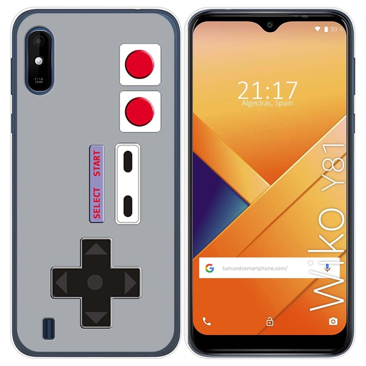 Funda Gel Tpu para Wiko Y81 diseño Consola Dibujos