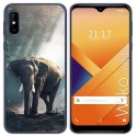 Funda Gel Tpu para Wiko Y81 diseño Elefante Dibujos