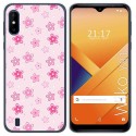 Funda Gel Tpu para Wiko Y81 diseño Flores Dibujos