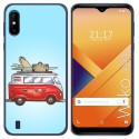 Funda Gel Tpu para Wiko Y81 diseño Furgoneta Dibujos
