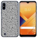 Funda Gel Tpu para Wiko Y81 diseño Letras Dibujos