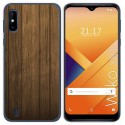 Funda Gel Tpu para Wiko Y81 diseño Madera Dibujos