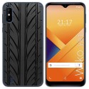 Funda Gel Tpu para Wiko Y81 diseño Neumatico Dibujos