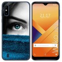 Funda Gel Tpu para Wiko Y81 diseño Ojo Dibujos