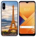 Funda Gel Tpu para Wiko Y81 diseño Paris Dibujos