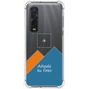 Personaliza tu Funda Silicona Anti-Golpes Transparente con tu Fotografía para Oppo Find X2 Pro personalizada