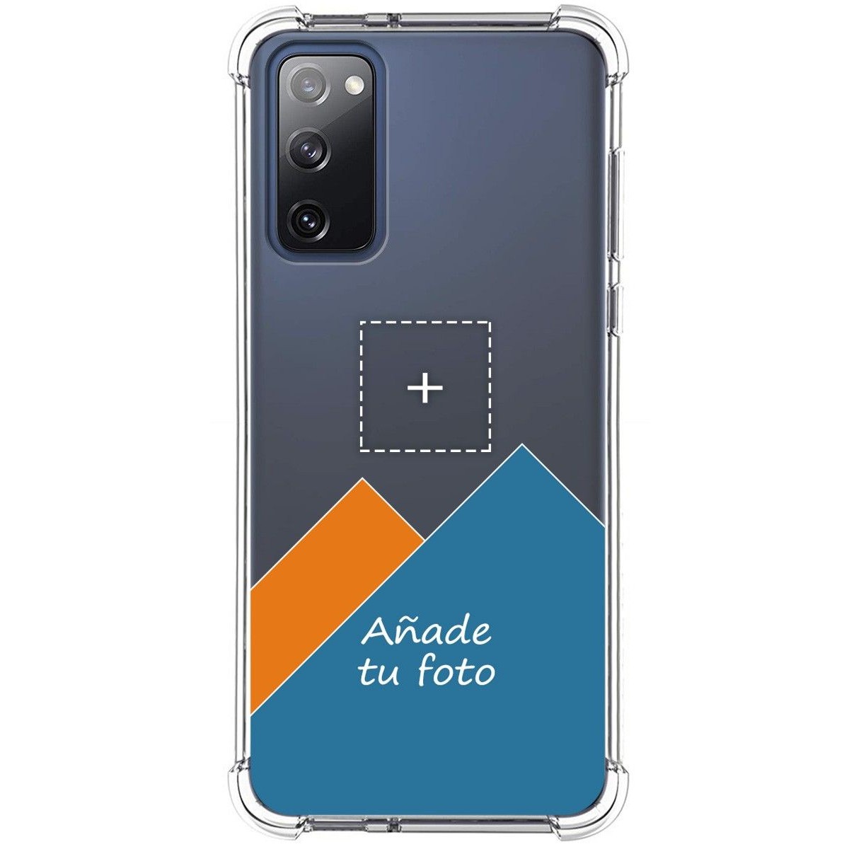 Personaliza tu Funda Silicona Anti-Golpes Transparente con tu Fotografía para Samsung Galaxy S20 FE personalizada