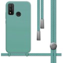 Funda Silicona Líquida con Cordón para Huawei P Smart 2020 color Verde