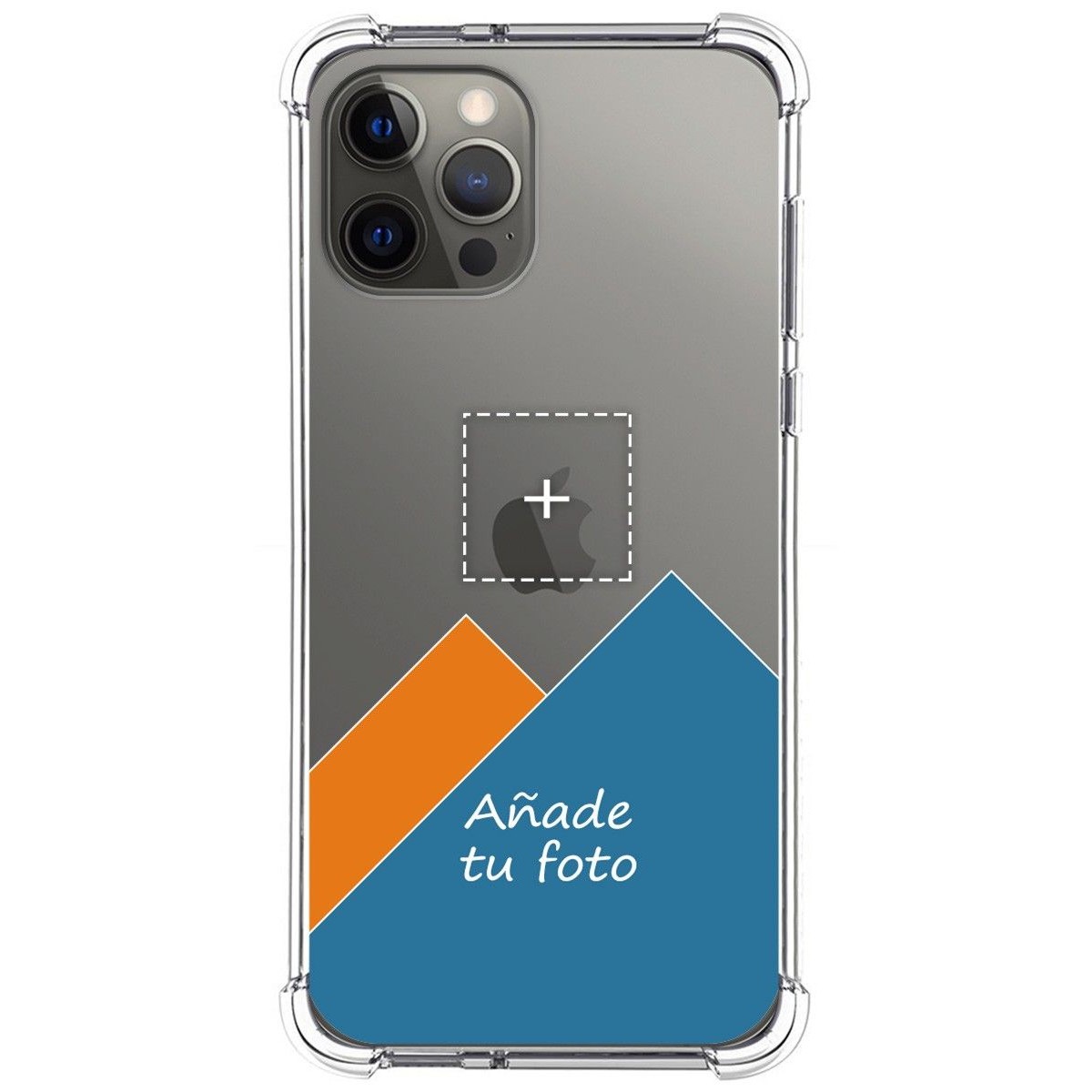 Personaliza tu Funda Silicona Anti-Golpes Transparente con tu Fotografía para Iphone 12 Pro Max (6.7) personalizada