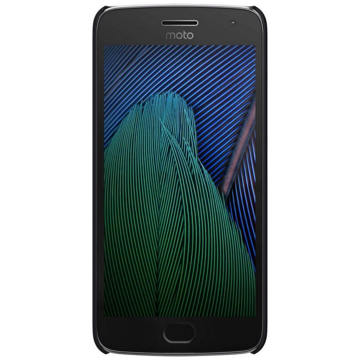 Carcasa Funda Negra Nillkin Modelo Frosted + Protector para Lenovo Moto G5 Plus