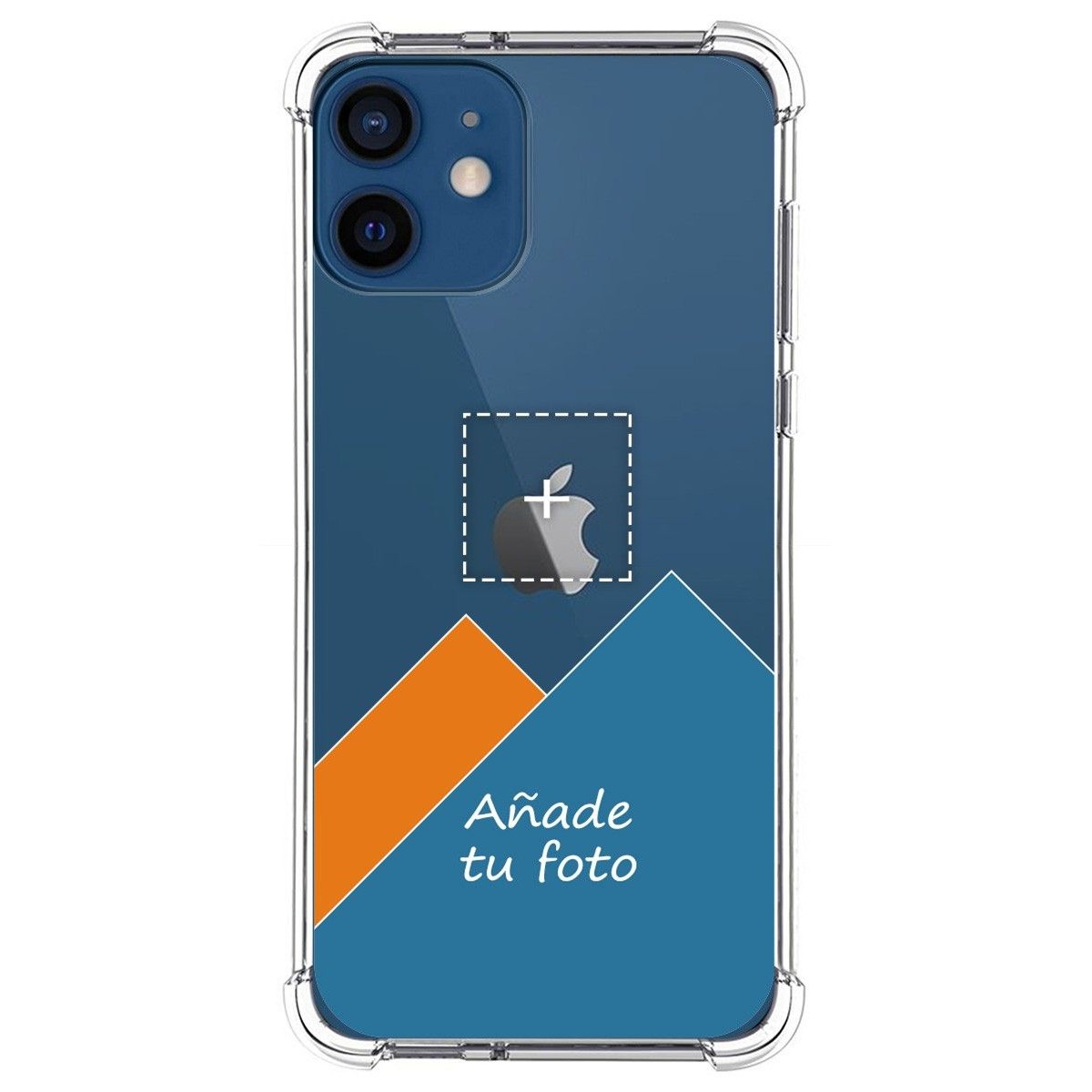 Personaliza tu Funda Silicona Anti-Golpes Transparente con tu Fotografía para Iphone 12 / 12 Pro (6.1) personalizada