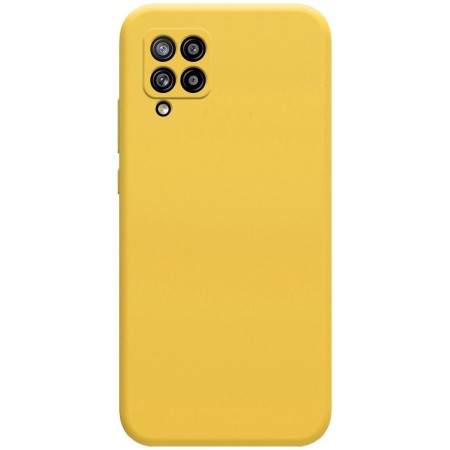 Funda Silicona Líquida Ultra Suave para Samsung Galaxy A42 5G color Amarilla