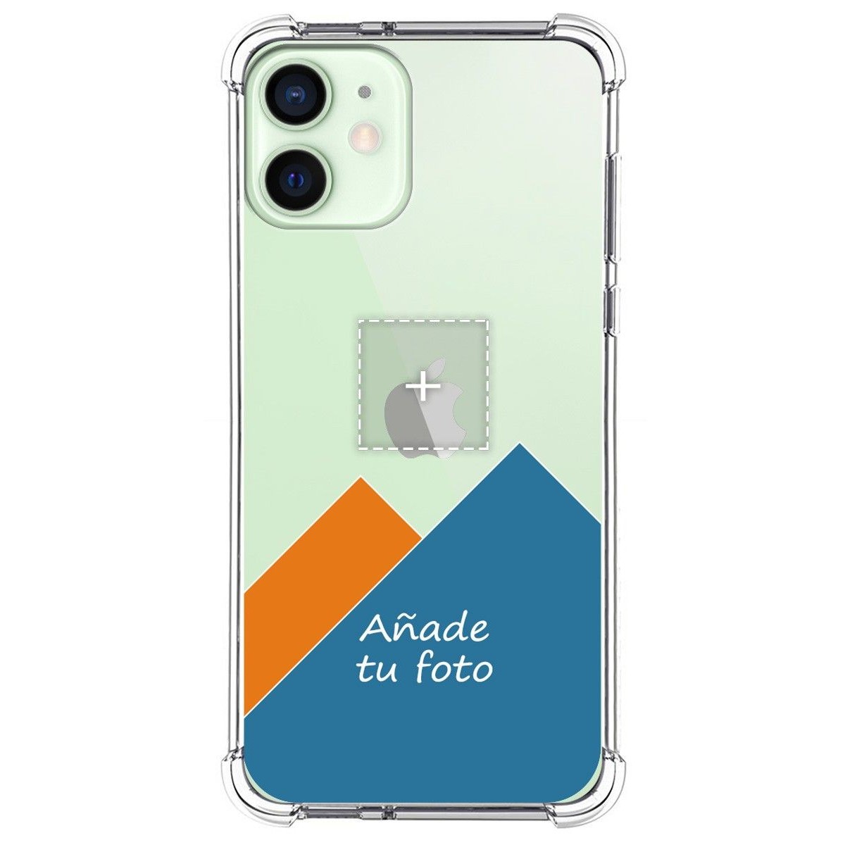 Personaliza tu Funda Silicona Anti-Golpes Transparente con tu Fotografía para Iphone 12 Mini (5.4) personalizada