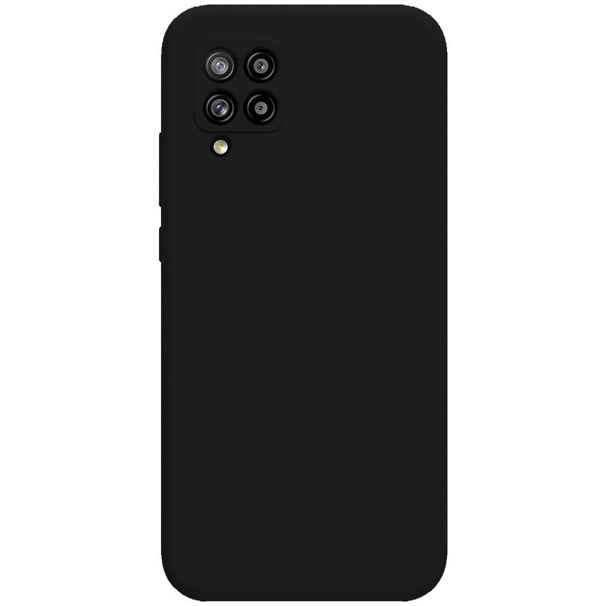Funda Silicona Líquida Ultra Suave para Samsung Galaxy A42 5G color Negra