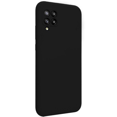 Funda Silicona Líquida Ultra Suave para Samsung Galaxy A42 5G color Negra