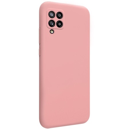 Funda Silicona Líquida Ultra Suave para Samsung Galaxy A42 5G color Rosa