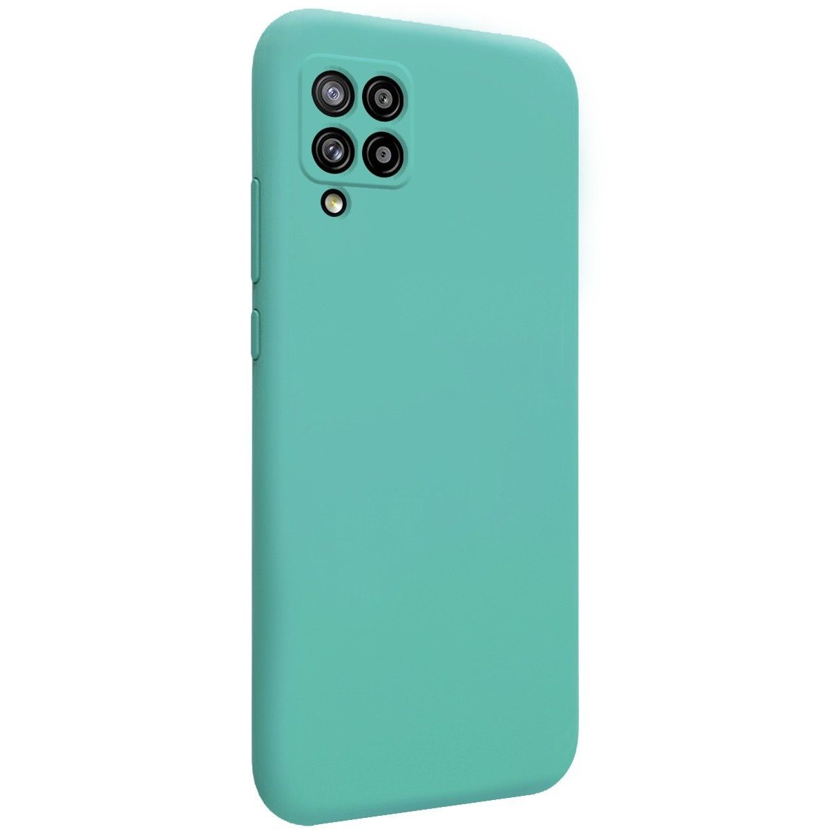 Funda Silicona Líquida Ultra Suave para Samsung Galaxy A42 5G color Verde