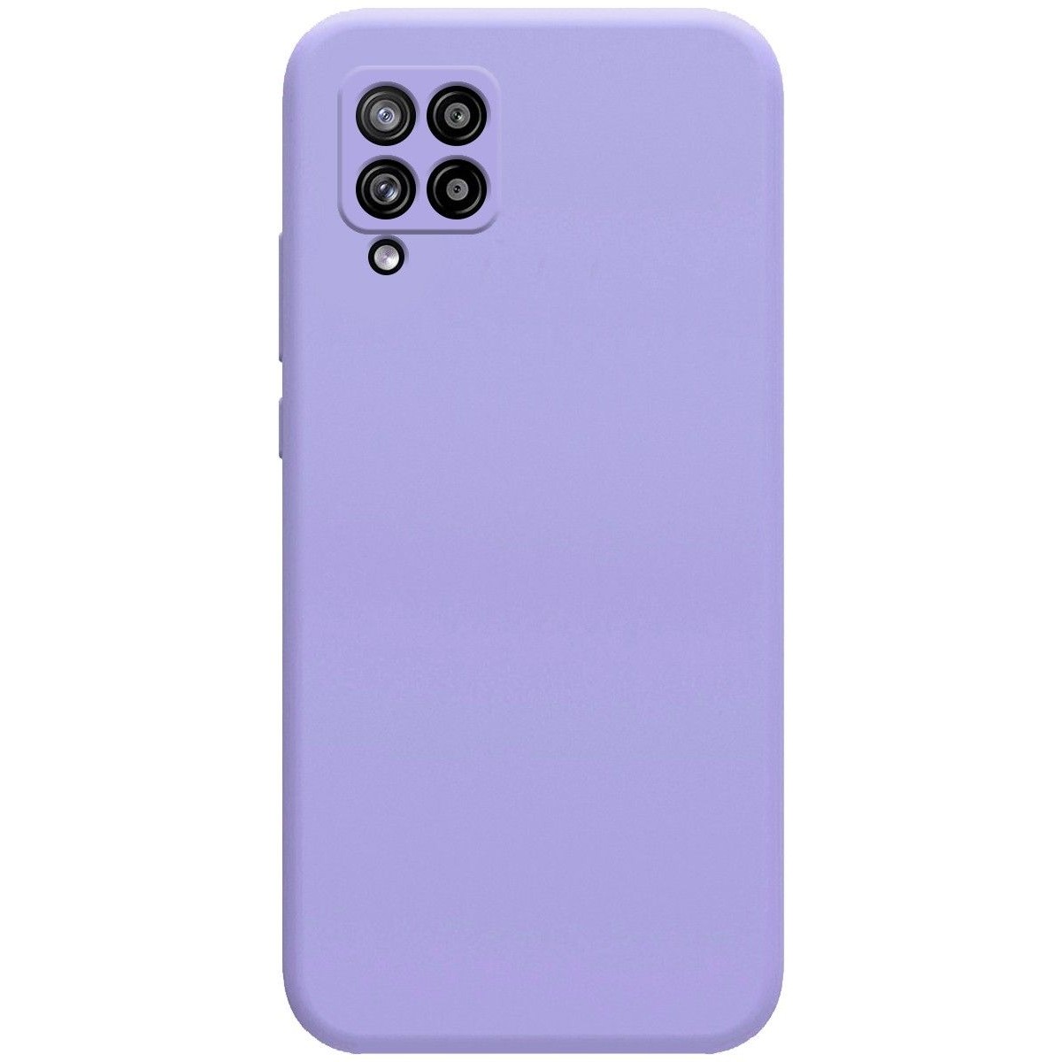 Funda Silicona Líquida Ultra Suave para Samsung Galaxy A42 5G color Morada