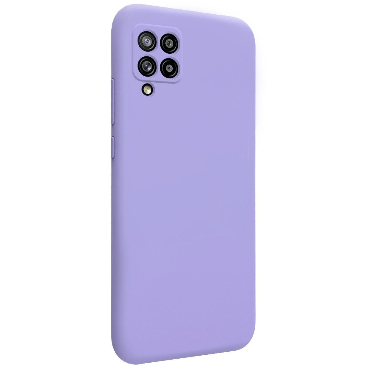 Funda Silicona Líquida Ultra Suave para Samsung Galaxy A42 5G color Morada