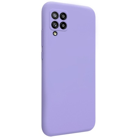 Funda Silicona Líquida Ultra Suave para Samsung Galaxy A42 5G color Morada