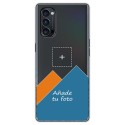 Personaliza tu Funda Gel Silicona Transparente con tu Fotografia para Oppo Reno 4 Pro 5G dibujo personalizada