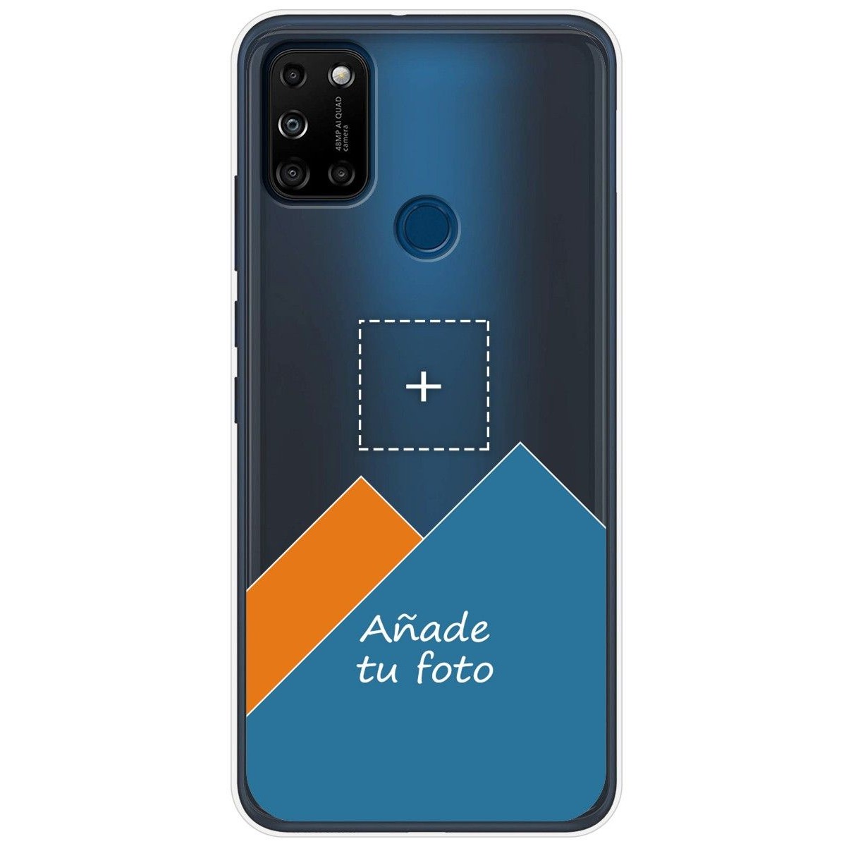 Personaliza tu Funda Gel Silicona Transparente con tu Fotografia para Wiko View5 / View5 Plus dibujo personalizada