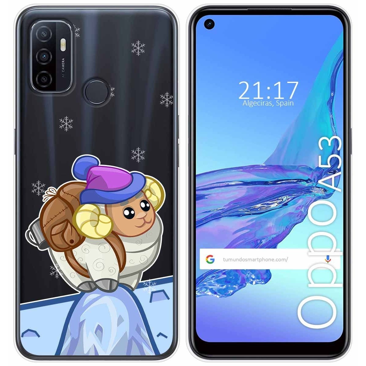 Funda Gel Transparente para Oppo A53 / A53s diseño Cabra Dibujos