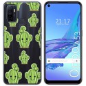 Funda Gel Transparente para Oppo A53 / A53s diseño Cactus Dibujos