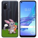 Funda Gel Transparente para Oppo A53 / A53s diseño Conejo Dibujos