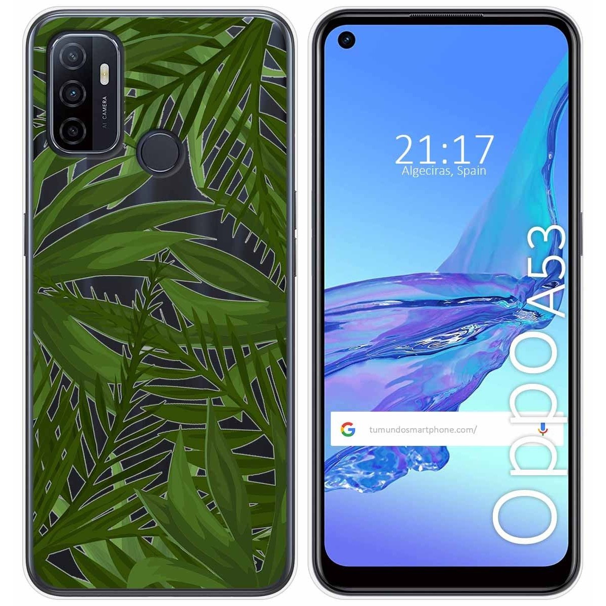 Funda Gel Transparente para Oppo A53 / A53s diseño Jungla Dibujos