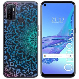Funda Gel Transparente para Oppo A53 / A53s diseño Mandala Dibujos