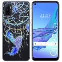 Funda Gel Transparente para Oppo A53 / A53s diseño Plumas Dibujos