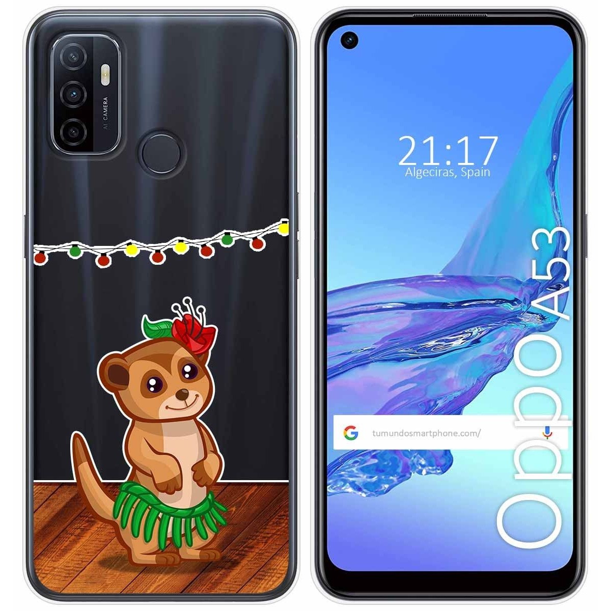 Funda Gel Transparente para Oppo A53 / A53s diseño Suricata Dibujos