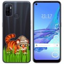 Funda Gel Transparente para Oppo A53 / A53s diseño Tigre Dibujos