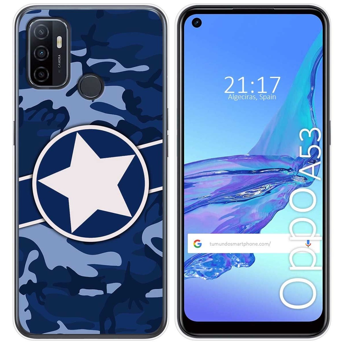Funda Gel Tpu para Oppo A53 / A53s diseño Camuflaje 03 Dibujos