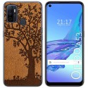 Funda Gel Tpu para Oppo A53 / A53s diseño Cuero 03 Dibujos