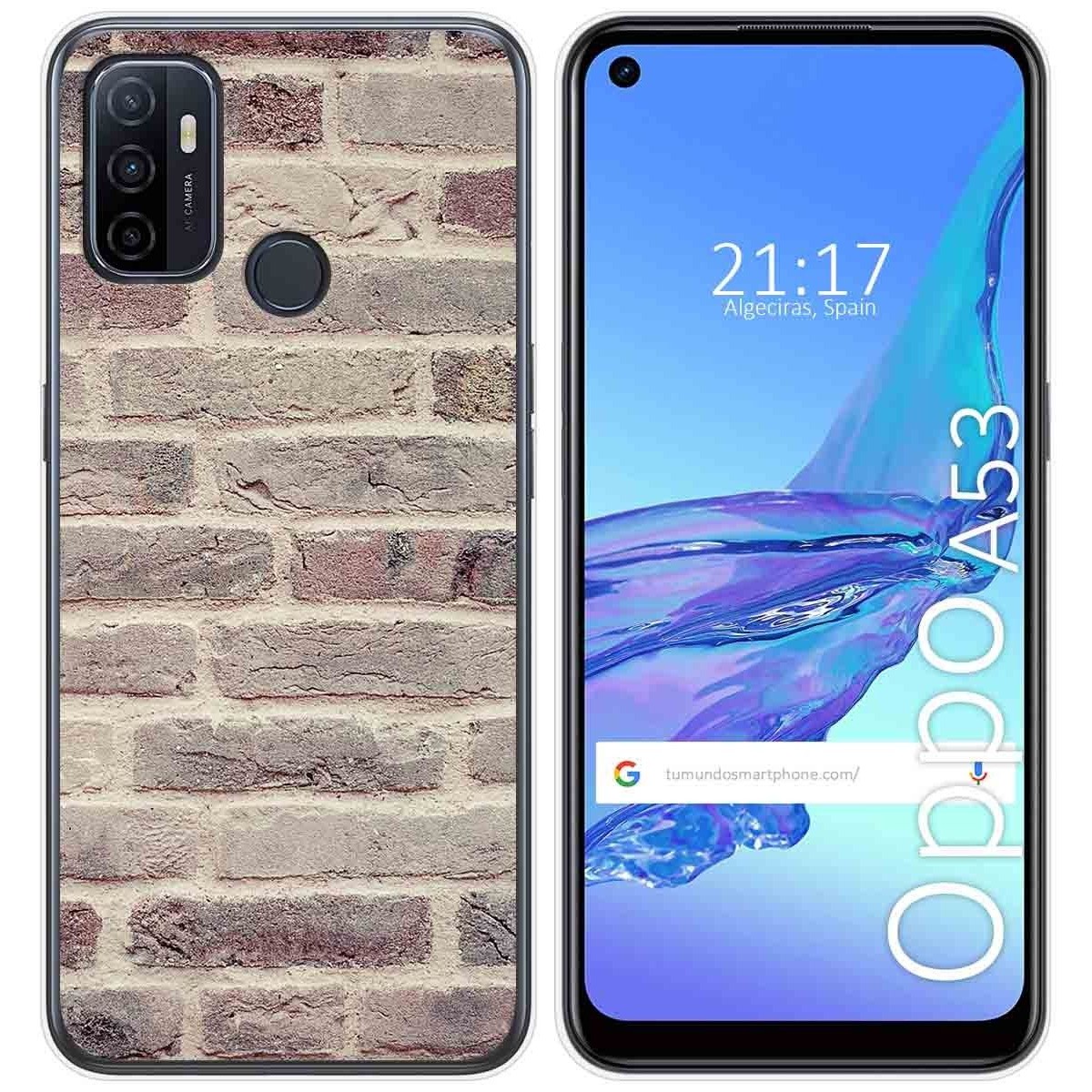 Funda Gel Tpu para Oppo A53 / A53s diseño Ladrillo 01 Dibujos