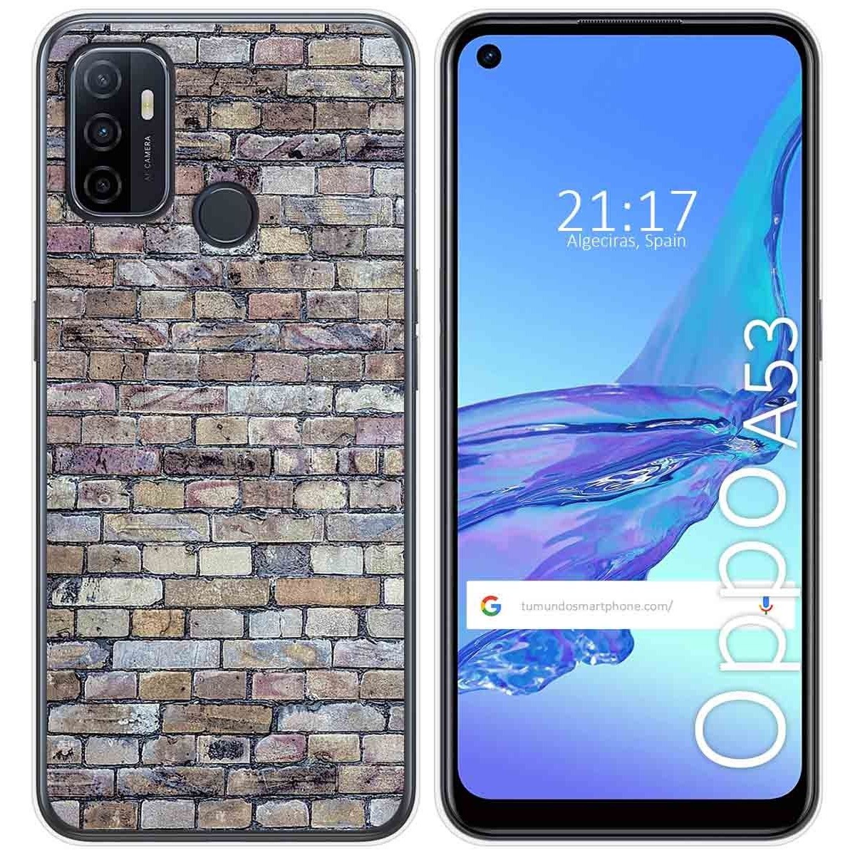 Funda Gel Tpu para Oppo A53 / A53s diseño Ladrillo 02 Dibujos